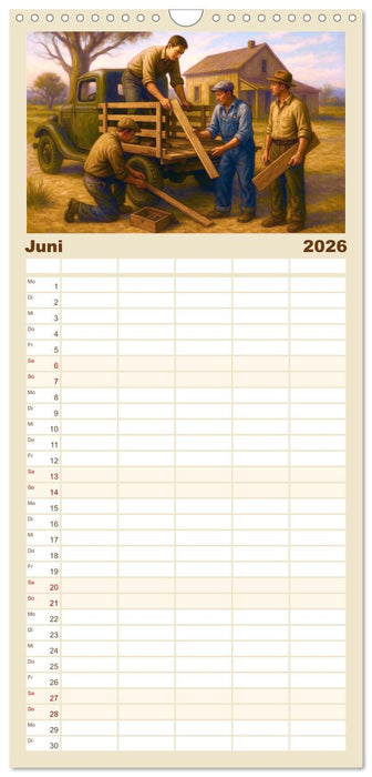 John Steinbeck (CALVENDO Familienplaner 2026)