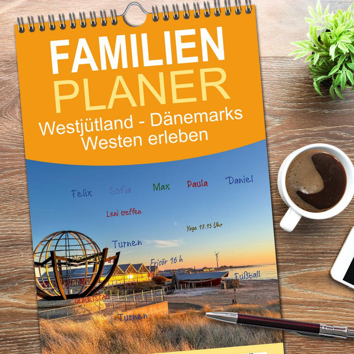 Westjütland - Dänemarks Westen erleben (CALVENDO Familienplaner 2026)