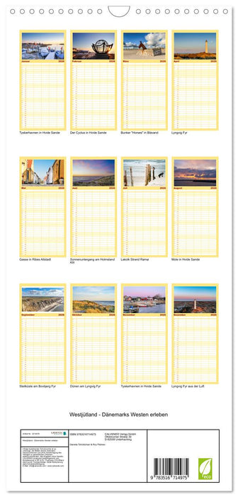 Westjütland - Dänemarks Westen erleben (CALVENDO Familienplaner 2026)