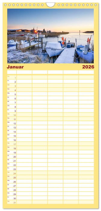 Westjütland - Dänemarks Westen erleben (CALVENDO Familienplaner 2026)