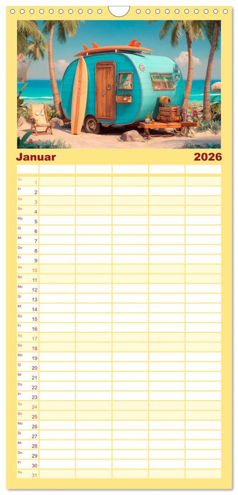 Caravanesque (CALVENDO Familienplaner 2026)