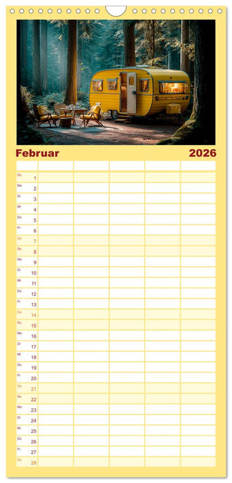 Caravanesque (CALVENDO Familienplaner 2026)