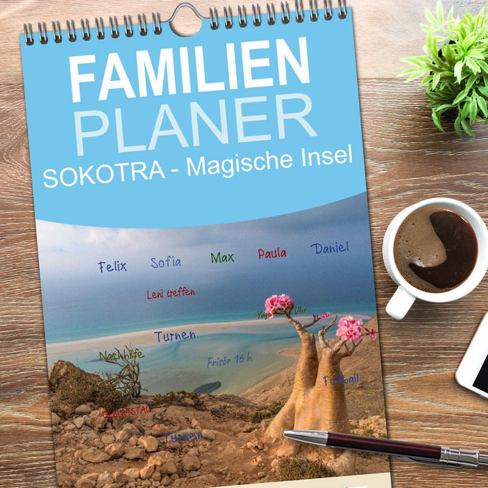 SOKOTRA - Magische Insel (CALVENDO Familienplaner 2026)