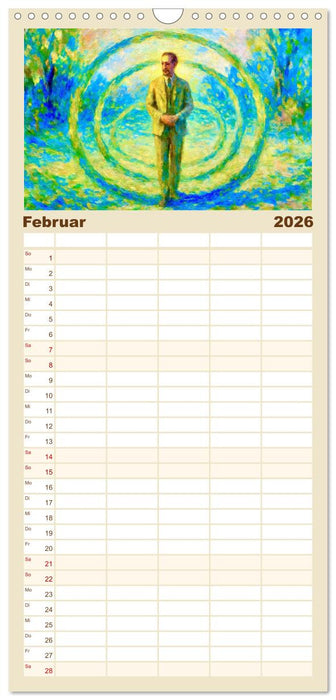 Rainer Maria Rilke. Sein Leben, seine Werke (CALVENDO Familienplaner 2026)