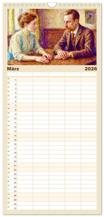 Rainer Maria Rilke. Sein Leben, seine Werke (CALVENDO Familienplaner 2026)