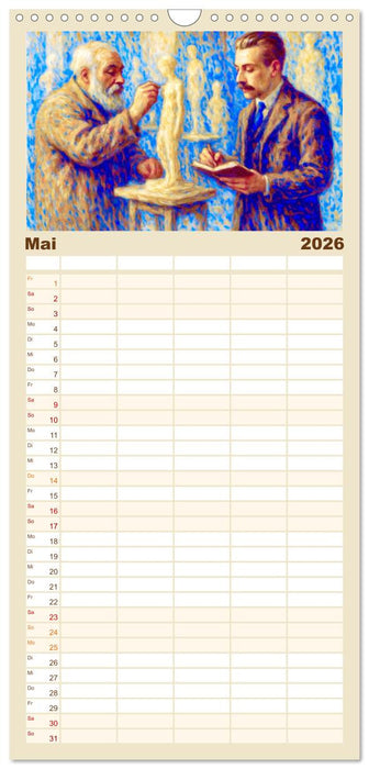 Rainer Maria Rilke. Sein Leben, seine Werke (CALVENDO Familienplaner 2026)