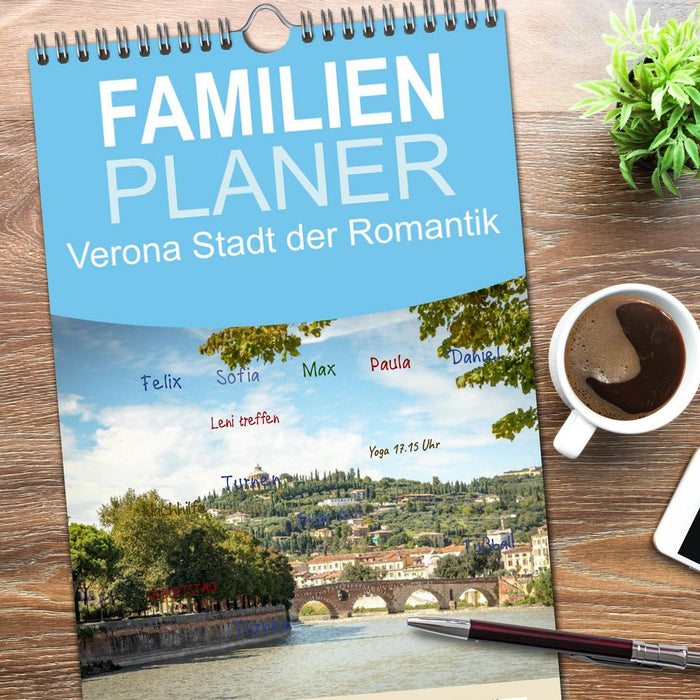 Verona Stadt der Romantik (CALVENDO Familienplaner 2026)