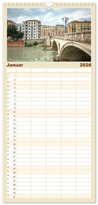 Verona Stadt der Romantik (CALVENDO Familienplaner 2026)