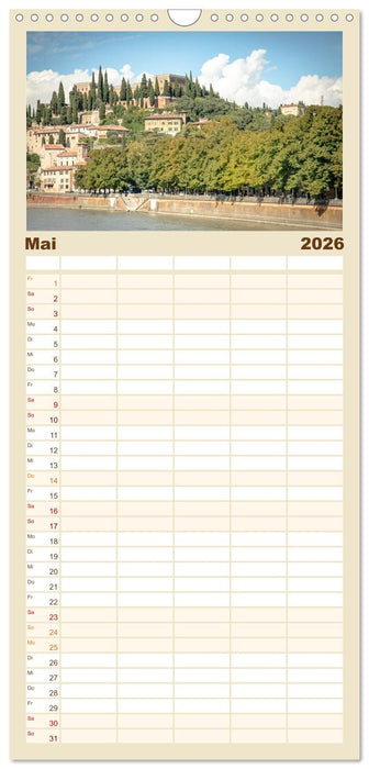 Verona Stadt der Romantik (CALVENDO Familienplaner 2026)