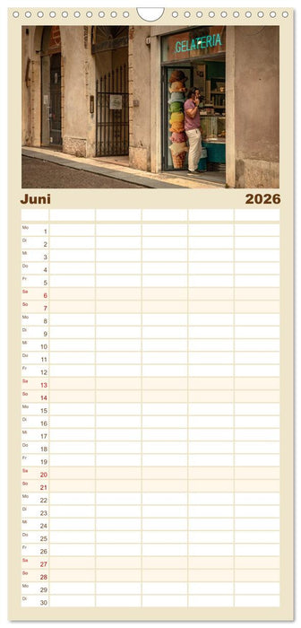 Verona Stadt der Romantik (CALVENDO Familienplaner 2026)