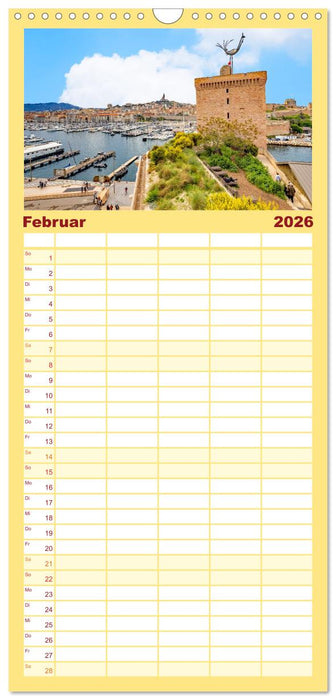 Zauber der Côte d'Azur (CALVENDO Familienplaner 2026)