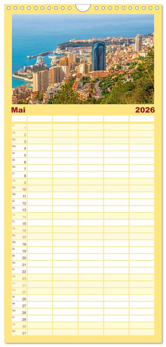 Zauber der Côte d'Azur (CALVENDO Familienplaner 2026)