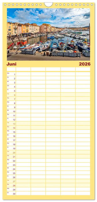 Zauber der Côte d'Azur (CALVENDO Familienplaner 2026)