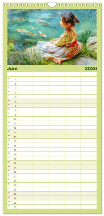 Kois - Ein Juwel unter Fischen (CALVENDO Familienplaner 2026)