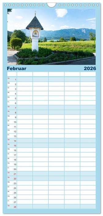 Der wunderschöne Faaker See in Kärnten (CALVENDO Familienplaner 2026)