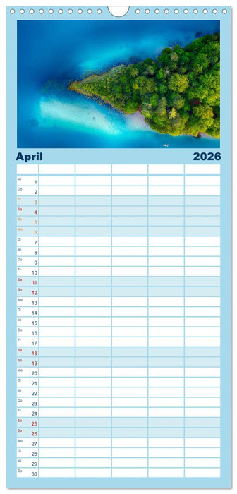 Der wunderschöne Faaker See in Kärnten (CALVENDO Familienplaner 2026)