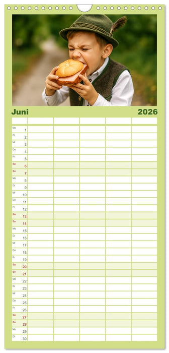 Leberkäse-Kalender - Die Leberkässemmel aus Bayern (CALVENDO Familienplaner 2026)