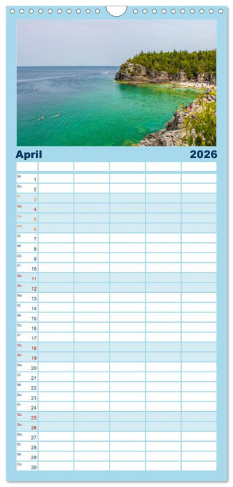 Faszination Kanada - Ontario (CALVENDO Familienplaner 2026)