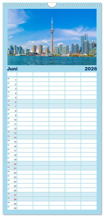 Faszination Kanada - Ontario (CALVENDO Familienplaner 2026)