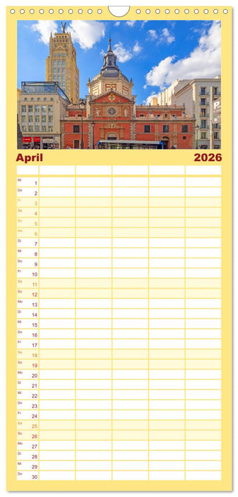 Madrid – Metropole mit Herz (CALVENDO Familienplaner 2026)