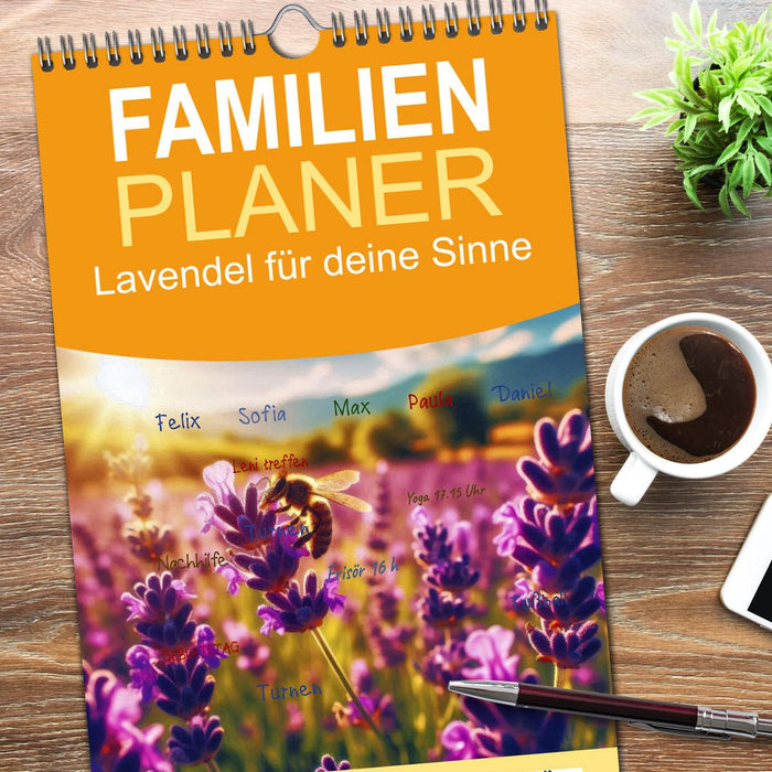 Lavendel für deine Sinne (CALVENDO Familienplaner 2026)