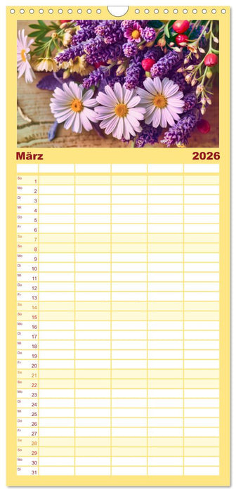 Lavendel für deine Sinne (CALVENDO Familienplaner 2026)