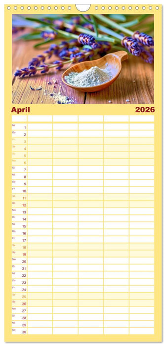 Lavendel für deine Sinne (CALVENDO Familienplaner 2026)