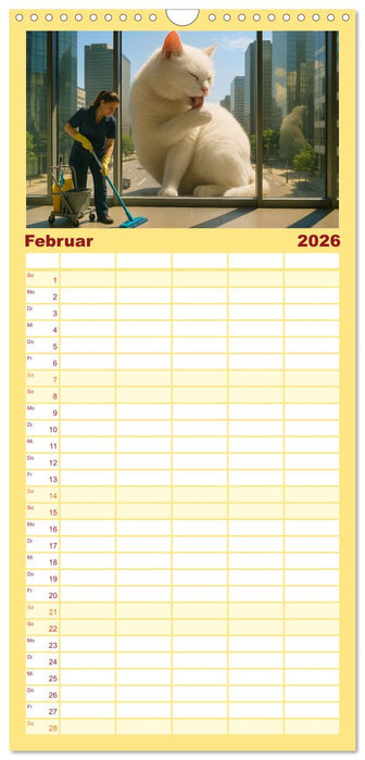 Katzen Weltherrschaft (CALVENDO Familienplaner 2026)