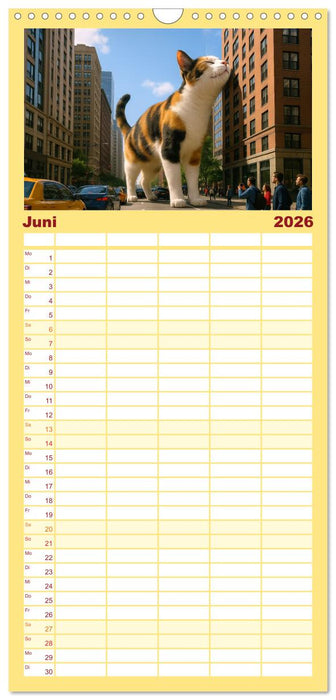 Katzen Weltherrschaft (CALVENDO Familienplaner 2026)
