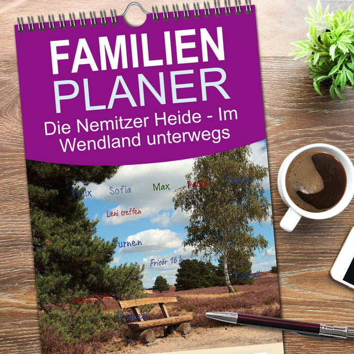 Die Nemitzer Heide - Im Wendland unterwegs (CALVENDO Familienplaner 2026)