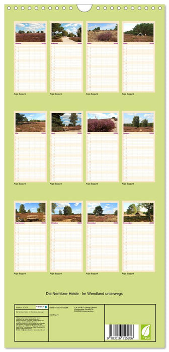 Die Nemitzer Heide - Im Wendland unterwegs (CALVENDO Familienplaner 2026)