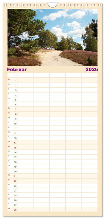 Die Nemitzer Heide - Im Wendland unterwegs (CALVENDO Familienplaner 2026)