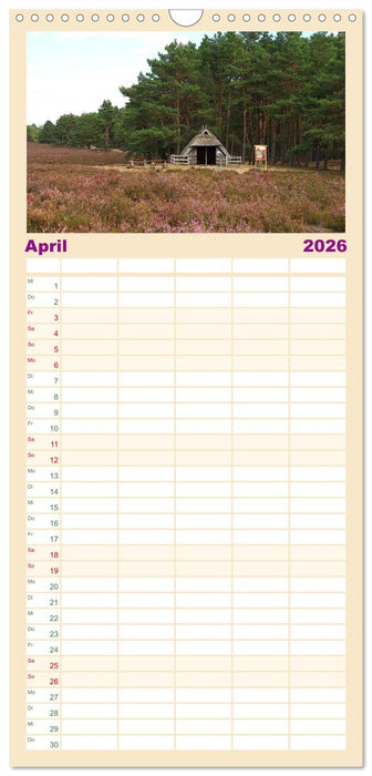 Die Nemitzer Heide - Im Wendland unterwegs (CALVENDO Familienplaner 2026)