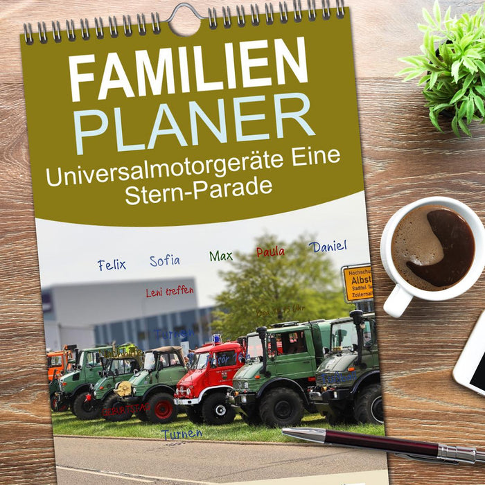 Universalmotorgeräte Eine Stern-Parade (CALVENDO Familienplaner 2026)