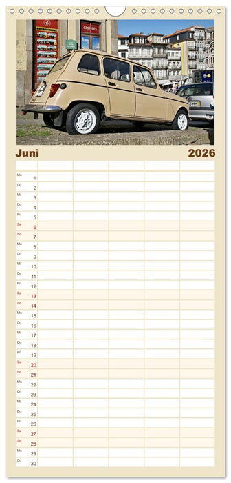 Kultauto aus Frankreich - Renault 4 (CALVENDO Familienplaner 2026)