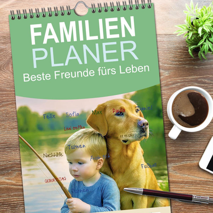 Beste Freunde fürs Leben (CALVENDO Familienplaner 2026)