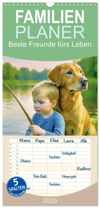 Beste Freunde fürs Leben (CALVENDO Familienplaner 2026)