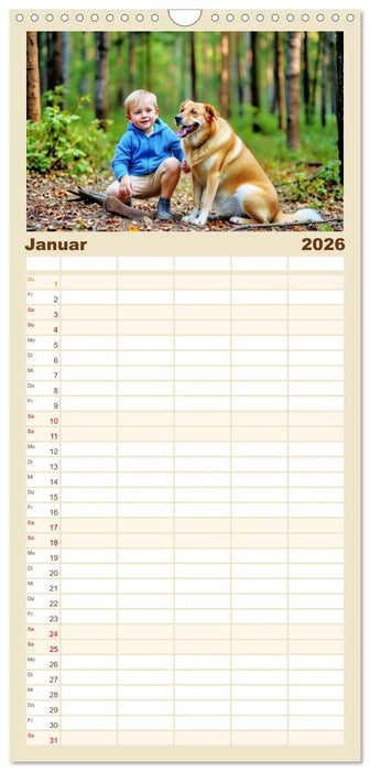 Beste Freunde fürs Leben (CALVENDO Familienplaner 2026)