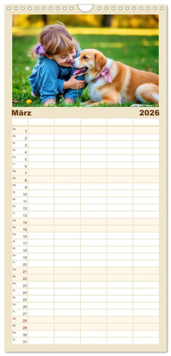 Beste Freunde fürs Leben (CALVENDO Familienplaner 2026)