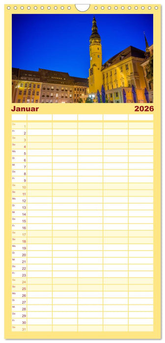 Bautzen - Sorbisches Zentrum in der Oberlausitz (CALVENDO Familienplaner 2026)