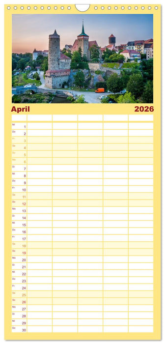 Bautzen - Sorbisches Zentrum in der Oberlausitz (CALVENDO Familienplaner 2026)