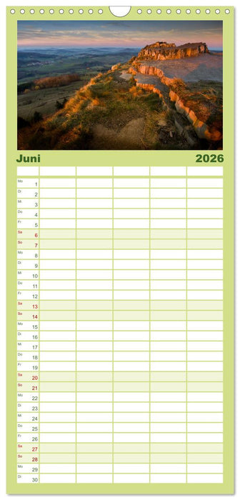 Die RHÖN: Faszinierende Berge und lebendige Bäche (CALVENDO Familienplaner 2026)