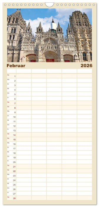 Normandie - Frankreichs wunderschöner Norden (CALVENDO Familienplaner 2026)