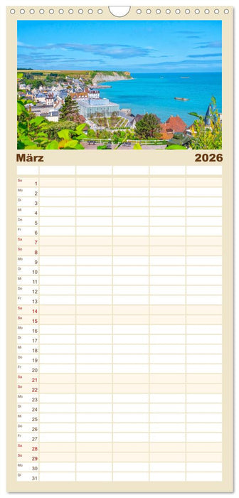 Normandie - Frankreichs wunderschöner Norden (CALVENDO Familienplaner 2026)