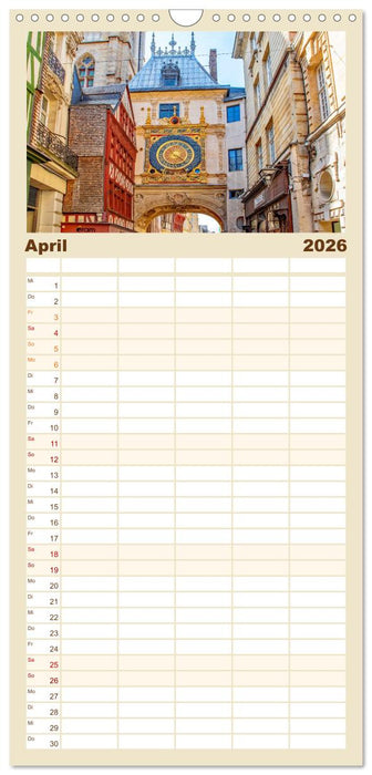 Normandie - Frankreichs wunderschöner Norden (CALVENDO Familienplaner 2026)