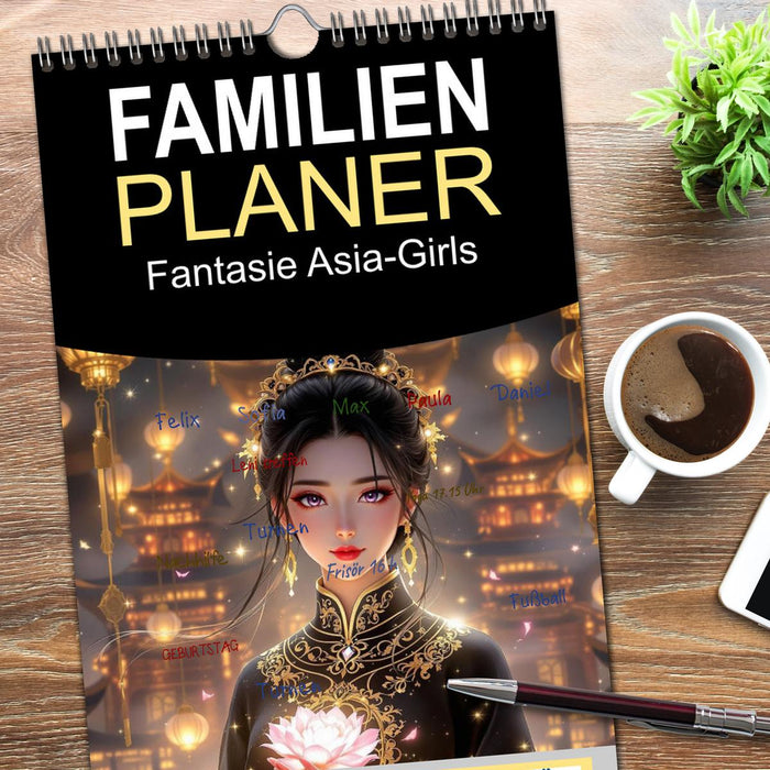 Fantasie Asia-Girls (CALVENDO Familienplaner 2026)