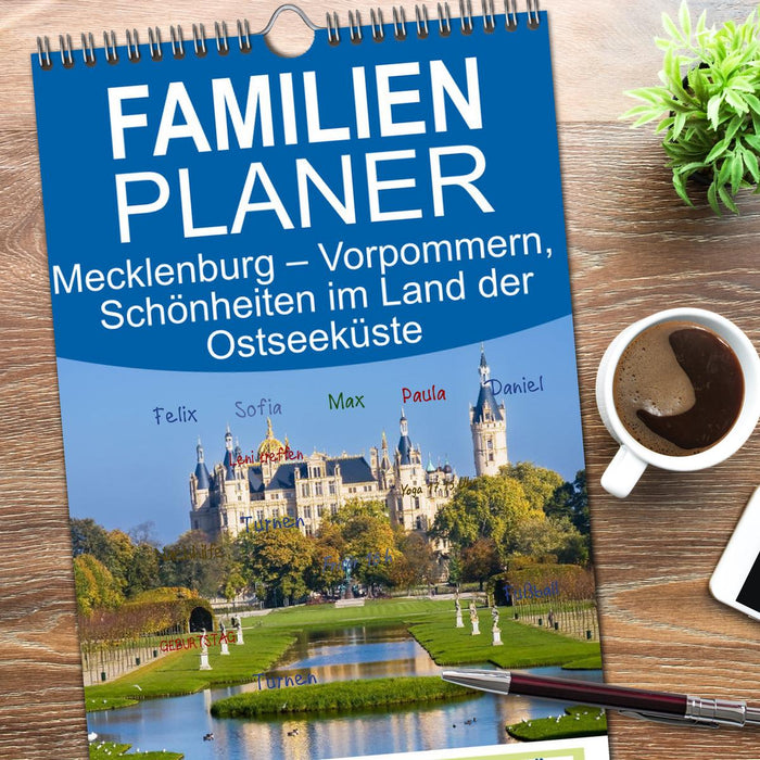 Mecklenburg – Vorpommern, Schönheiten im Land der Ostseeküste (CALVENDO Familienplaner 2026)