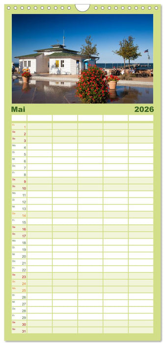 Mecklenburg – Vorpommern, Schönheiten im Land der Ostseeküste (CALVENDO Familienplaner 2026)