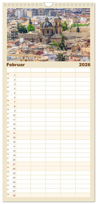 Ein Herz für Granada (CALVENDO Familienplaner 2026)