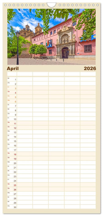 Ein Herz für Granada (CALVENDO Familienplaner 2026)